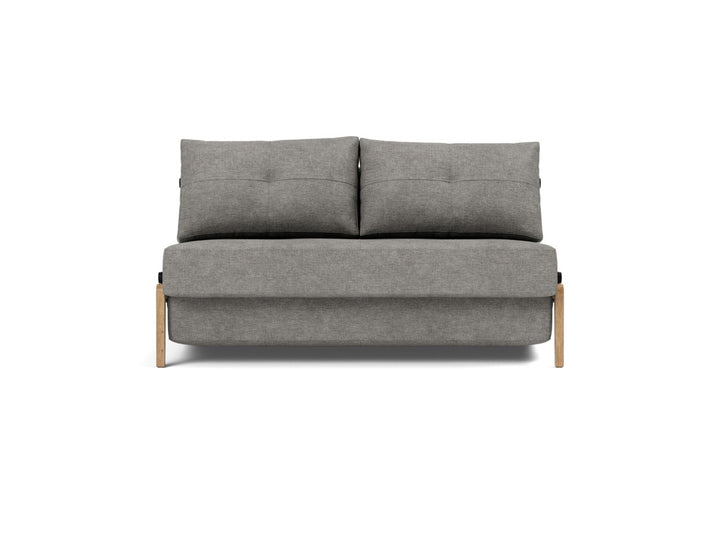 Canapea extensibila Cubed Wood 140x200cm, tesatura la alegere #material_282-avella-warm-grey