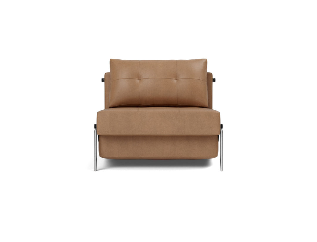 Fotoliu pat Cubed Alu 90x200cm, tesatura la alegere #material_551-faunal-brown