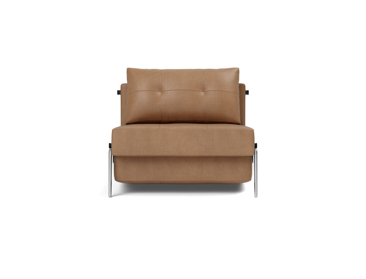 Fotoliu pat Cubed Alu 90x200cm, tesatura la alegere #material_551-faunal-brown