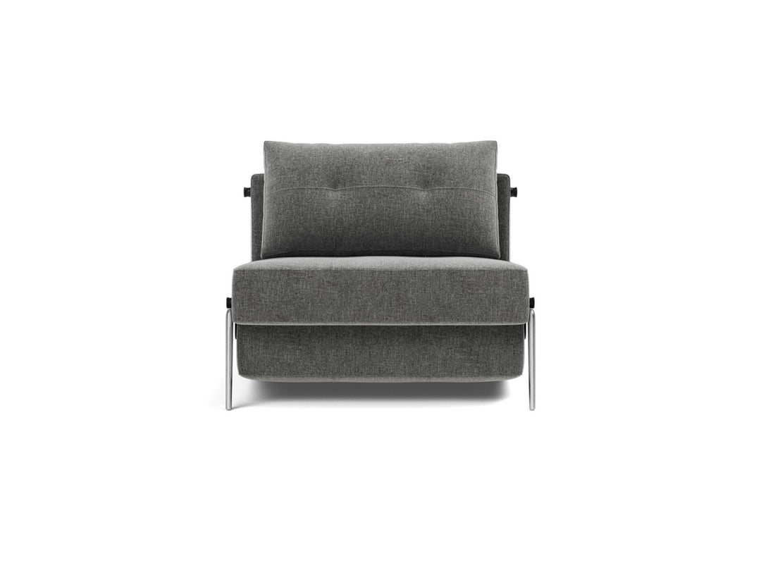Fotoliu pat Cubed Alu 90x200cm, tesatura la alegere #material_563-twist-charcoal