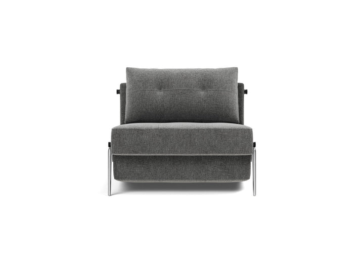 Fotoliu pat Cubed Alu 90x200cm, tesatura la alegere #material_563-twist-charcoal