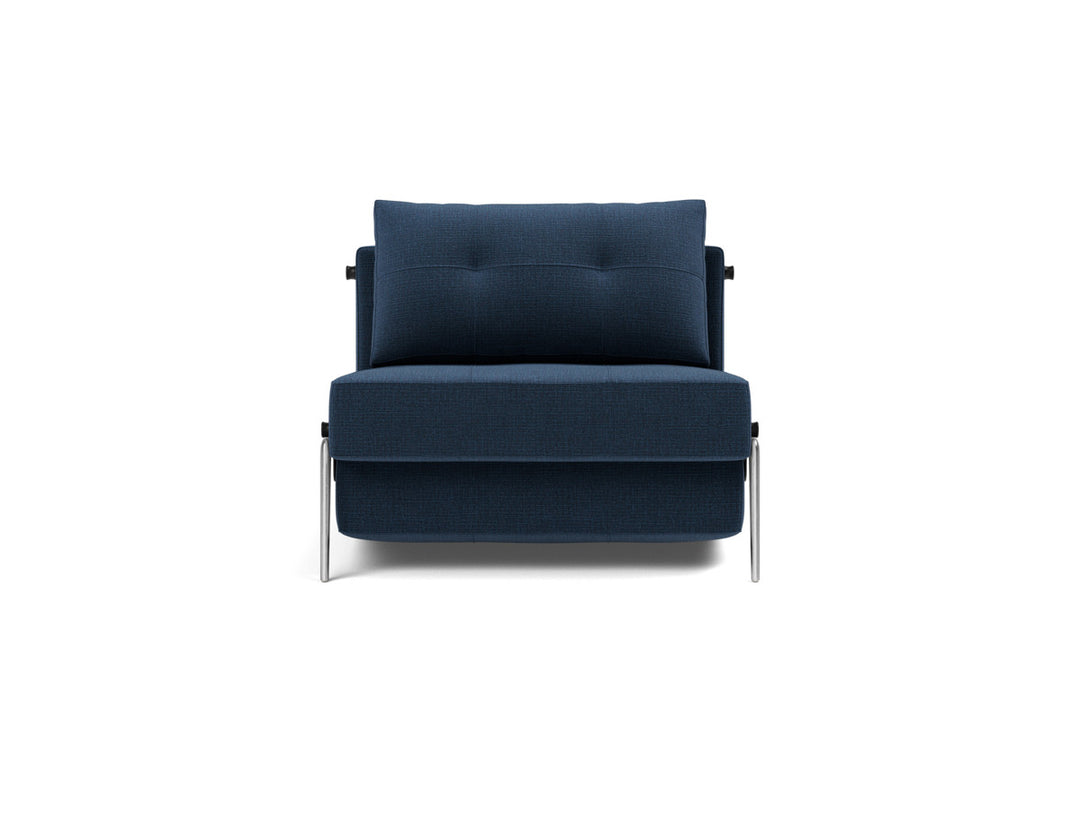Fotoliu pat Cubed Alu 90x200cm, tesatura la alegere #material_414-esina-indigo-blue