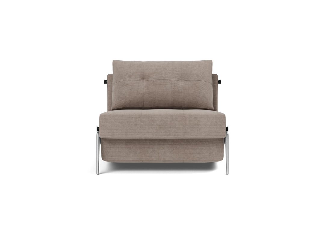 Fotoliu pat Cubed Alu 90x200cm, tesatura la alegere #material_318-cordufine-beige