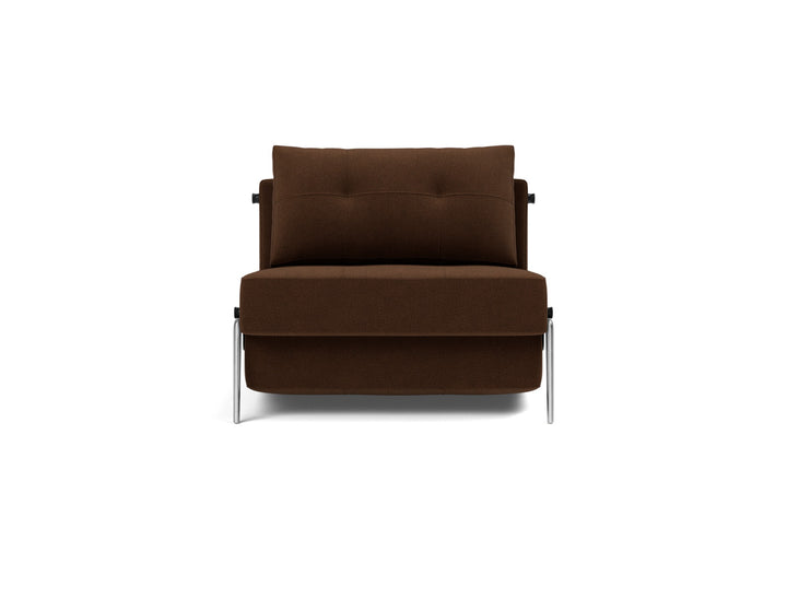 Fotoliu pat Cubed Alu 90x200cm, tesatura la alegere #material_359-taura-cappuccino