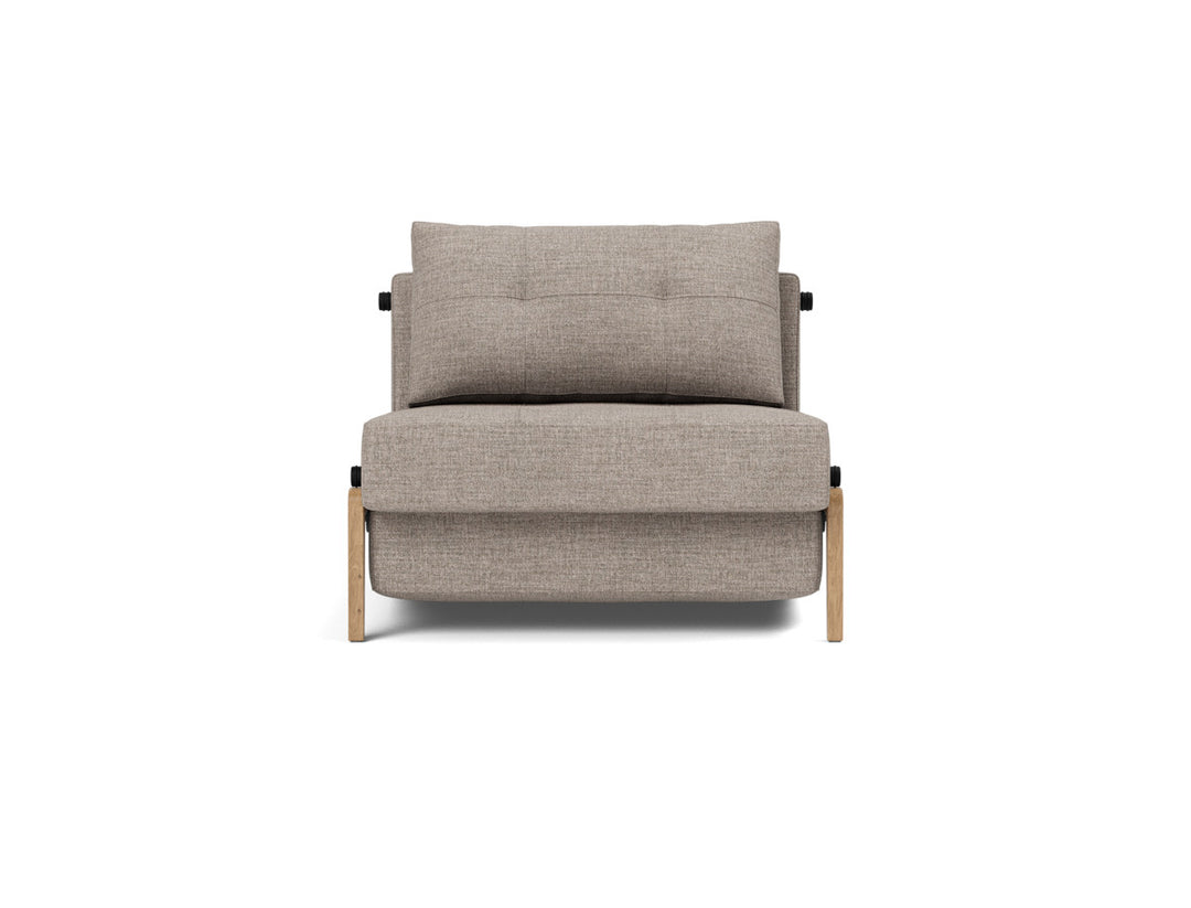 Fotoliu pat Cubed Wood 90x200cm, tesatura la alegere #material_472-yuveno-warm-grey