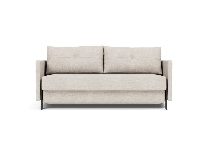 Canapea extensibila cu cotiere Cubed 02 160x200cm, tesatura la alegere #material_470-yuveno-natural