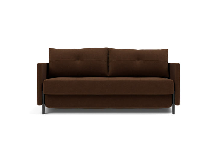 Canapea extensibila cu cotiere Cubed 02 160x200cm, tesatura la alegere #material_359-taura-cappuccino