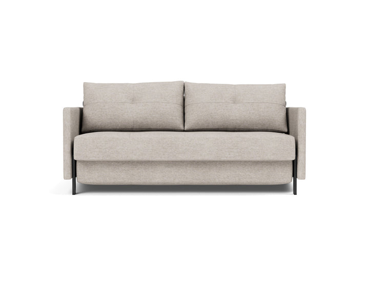 Canapea extensibila cu cotiere Cubed 02 160x200cm, tesatura la alegere #material_471-yuveno-sand