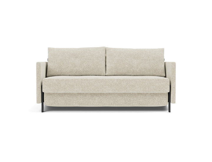 Canapea extensibila cu cotiere Cubed 02 160x200cm, tesatura la alegere #material_357-taura-off-white