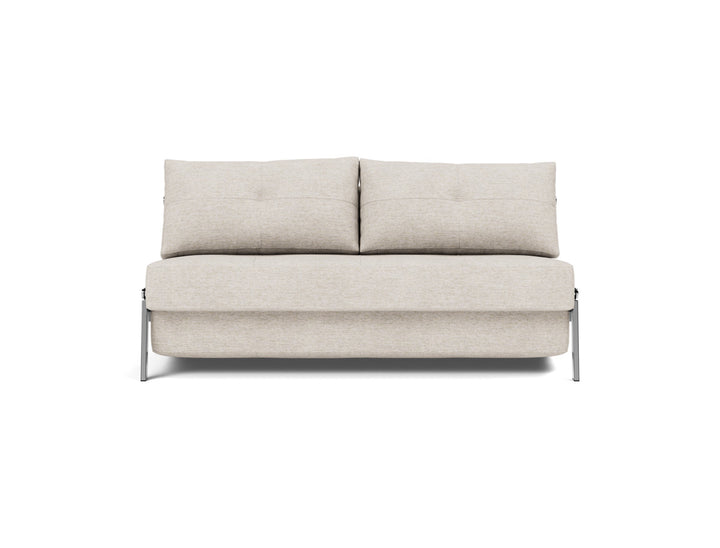 Canapea extensibila Cubed Chrome 160x200cm, tesatura la alegere #material_470-yuveno-natural