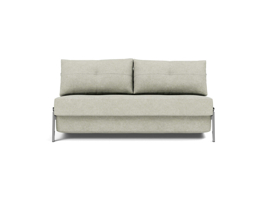 Canapea extensibila Cubed Chrome 160x200cm, tesatura la alegere #material_280-avella-sand