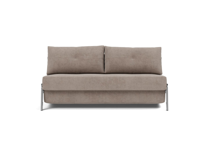 Canapea extensibila Cubed Chrome 160x200cm, tesatura la alegere #material_318-cordufine-beige