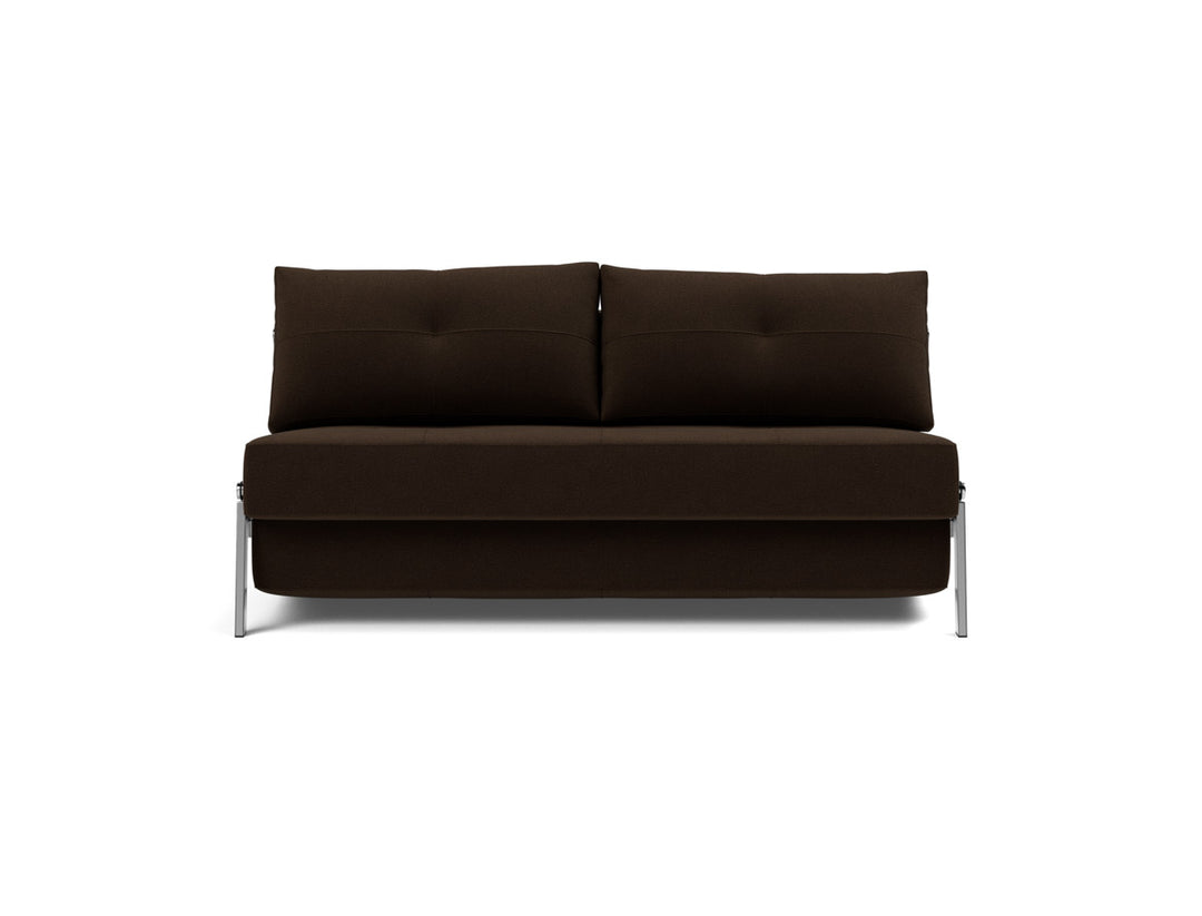 Canapea extensibila Cubed Chrome 160x200cm, tesatura la alegere #material_358-taura-chocco