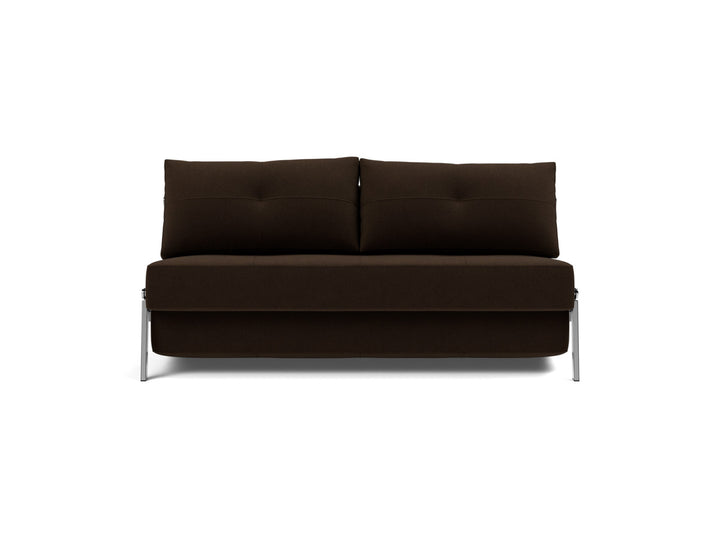 Canapea extensibila Cubed Chrome 160x200cm, tesatura la alegere #material_358-taura-chocco