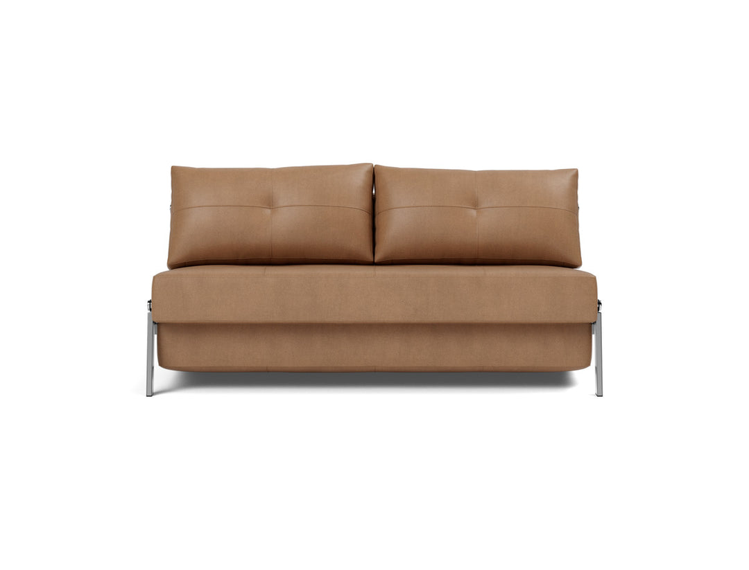 Canapea extensibila Cubed Chrome 160x200cm, tesatura la alegere #material_551-faunal-brown