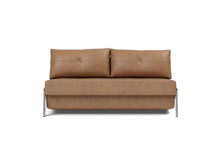 Canapea extensibila Cubed Chrome 160x200cm, tesatura la alegere #material_551-faunal-brown