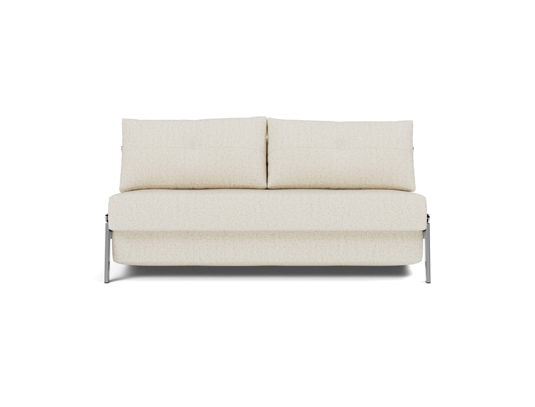 Canapea extensibila Cubed Chrome 160x200cm, tesatura la alegere #material_531-boucl-off-white
