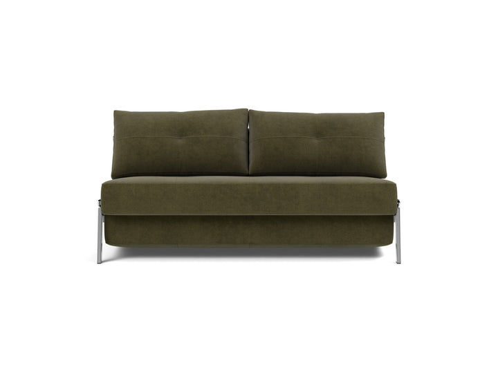 Canapea extensibila Cubed Chrome 160x200cm, tesatura la alegere #material_316-cordufine-pine-green