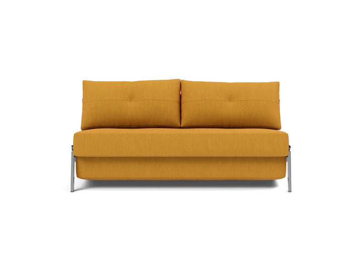 Canapea extensibila Cubed Chrome 160x200cm, tesatura la alegere #material_507-elegance-burned-curry