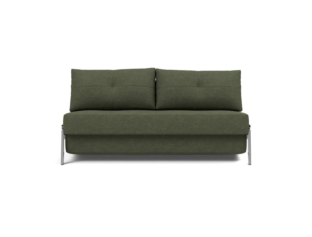 Canapea extensibila Cubed Chrome 160x200cm, tesatura la alegere #material_353-taura-forest