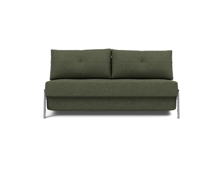Canapea extensibila Cubed Chrome 160x200cm, tesatura la alegere #material_353-taura-forest