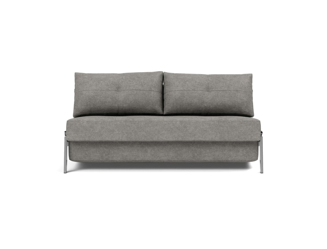 Canapea extensibila Cubed Chrome 160x200cm, tesatura la alegere #material_282-avella-warm-grey