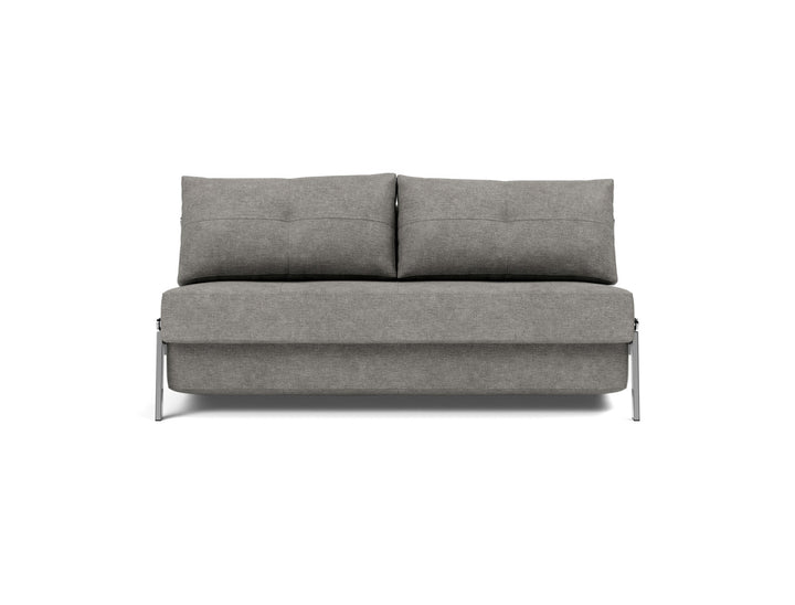 Canapea extensibila Cubed Chrome 160x200cm, tesatura la alegere #material_282-avella-warm-grey
