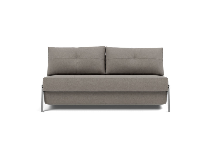 Canapea extensibila Cubed Chrome 160x200cm, tesatura la alegere #material_521-mixed-dance-grey