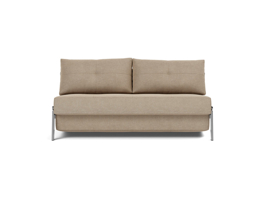 Canapea extensibila Cubed Chrome 160x200cm, tesatura la alegere #material_587-phobos-mocha