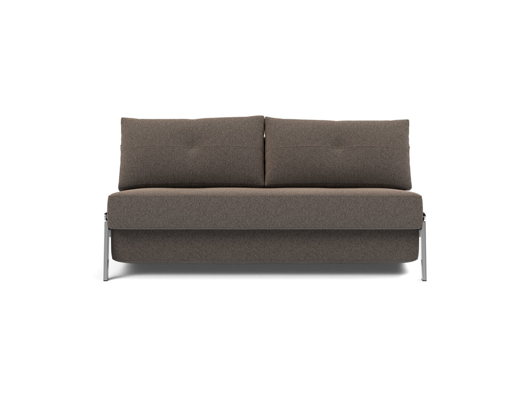 Canapea extensibila Cubed Chrome 160x200cm, tesatura la alegere #material_530-boucl-taupe