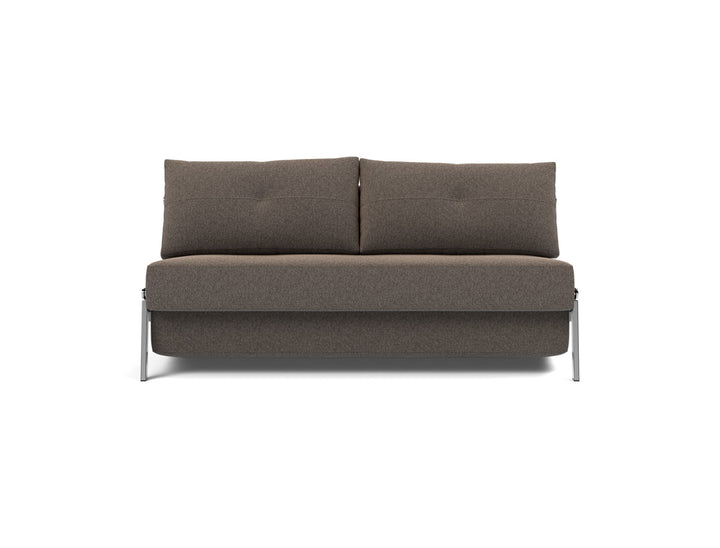 Canapea extensibila Cubed Chrome 160x200cm, tesatura la alegere #material_530-boucl-taupe