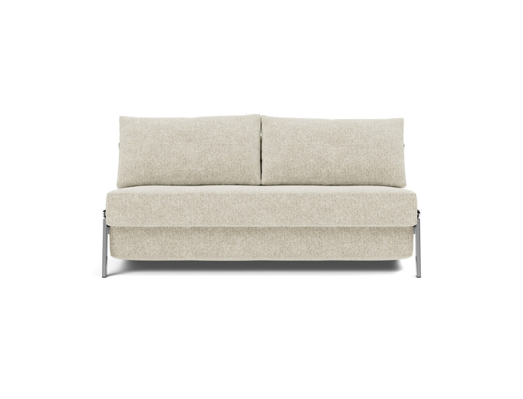 Canapea extensibila Cubed Chrome 160x200cm, tesatura la alegere #material_357-taura-off-white