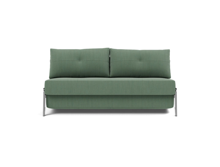 Canapea extensibila Cubed Chrome 160x200cm, tesatura la alegere #material_518-elegance-green
