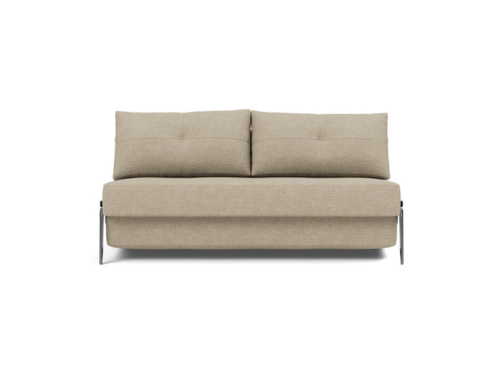 Canapea extensibila Cubed Alu 160x200cm, tesatura la alegere #material_356-taura-sand