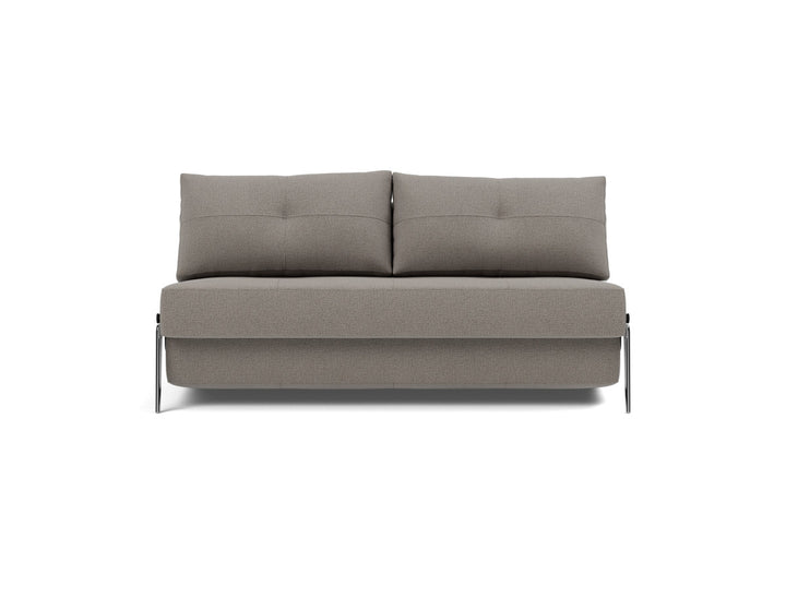 Canapea extensibila Cubed Alu 160x200cm, tesatura la alegere #material_521-mixed-dance-grey