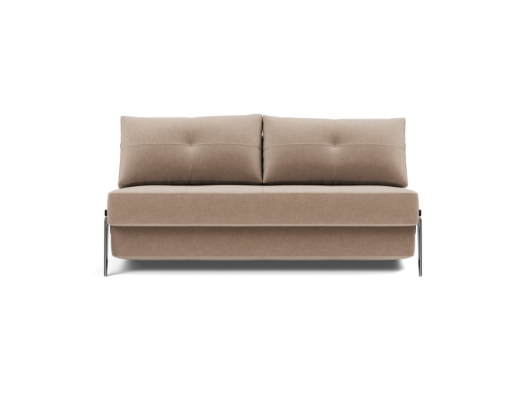 Canapea extensibila Cubed Alu 160x200cm, tesatura la alegere #material_417-esina-mocha