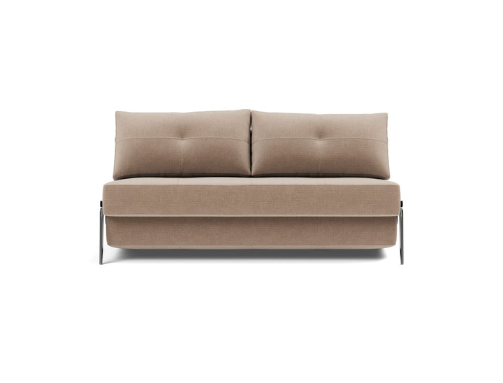 Canapea extensibila Cubed Alu 160x200cm, tesatura la alegere #material_417-esina-mocha