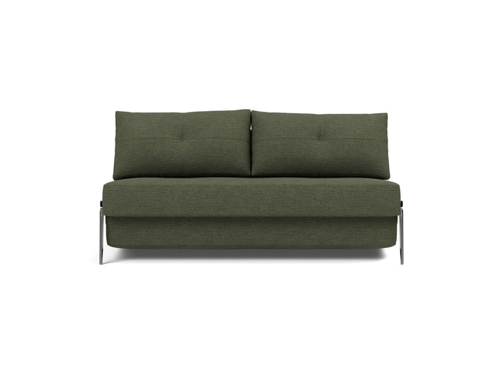 Canapea extensibila Cubed Alu 160x200cm, tesatura la alegere #material_353-taura-forest