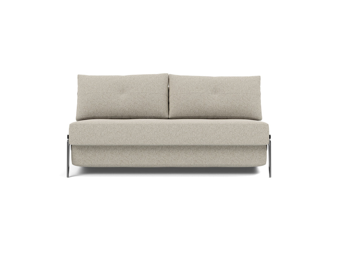 Canapea extensibila Cubed Alu 160x200cm, tesatura la alegere #material_539-boucl-beige