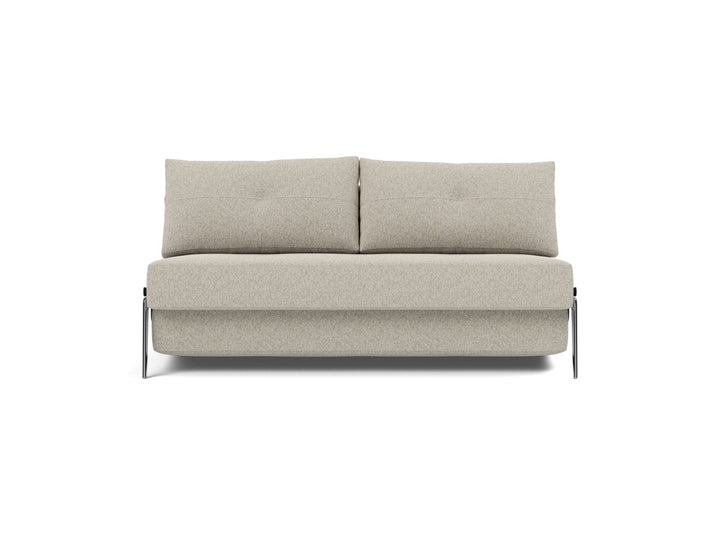 Canapea extensibila Cubed Alu 160x200cm, tesatura la alegere #material_539-boucl-beige