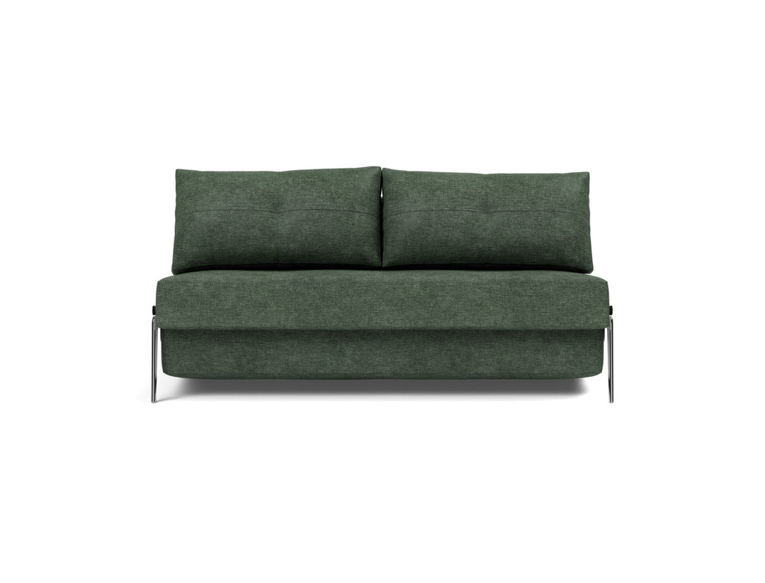 Canapea extensibila Cubed Alu 160x200cm, tesatura la alegere #material_281-avella-pine-green