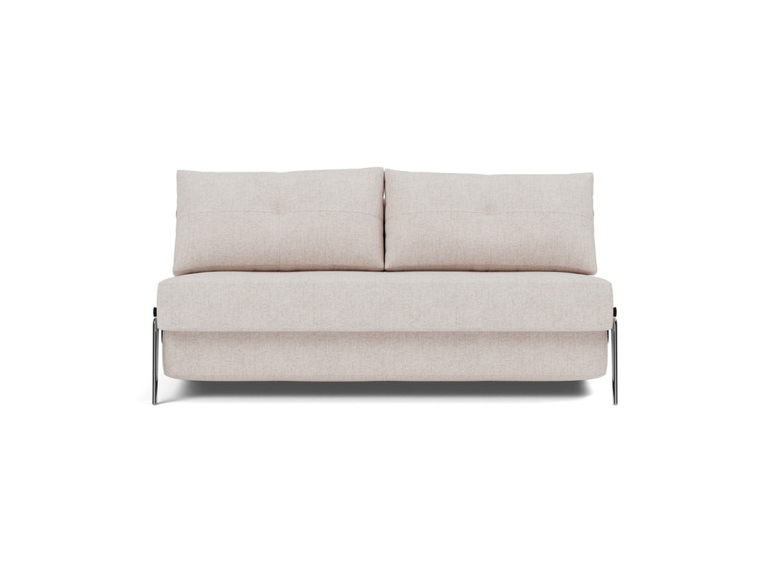 Canapea extensibila Cubed Alu 160x200cm, tesatura la alegere #material_300-weda-sand