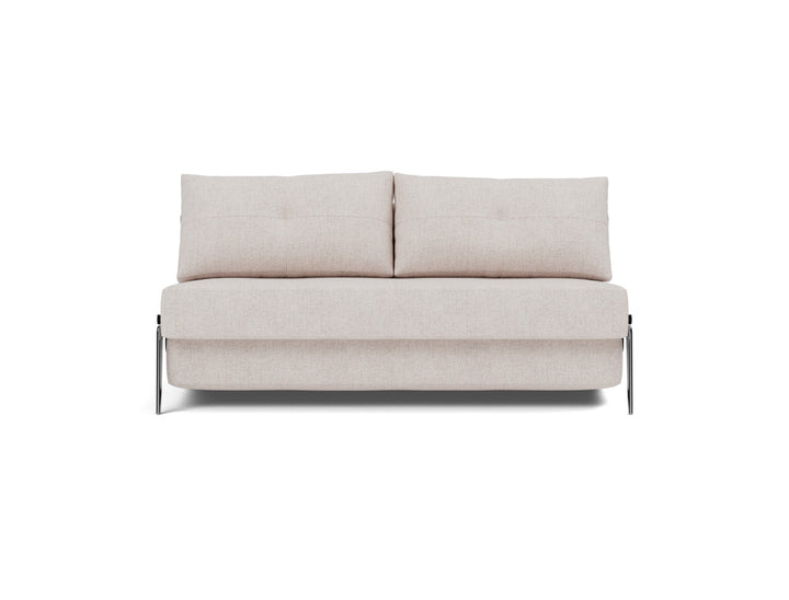 Canapea extensibila Cubed Alu 160x200cm, tesatura la alegere #material_300-weda-sand