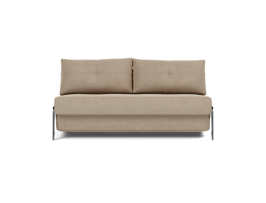 Canapea extensibila Cubed Alu 160x200cm, tesatura la alegere #material_587-phobos-mocha