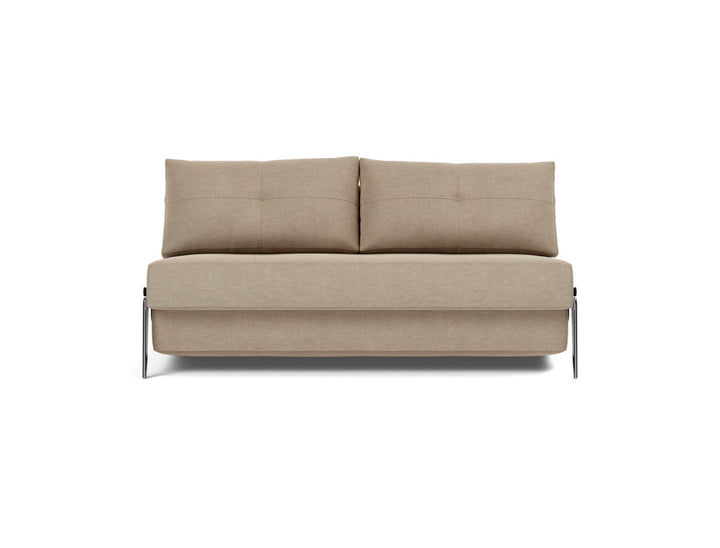 Canapea extensibila Cubed Alu 160x200cm, tesatura la alegere #material_587-phobos-mocha