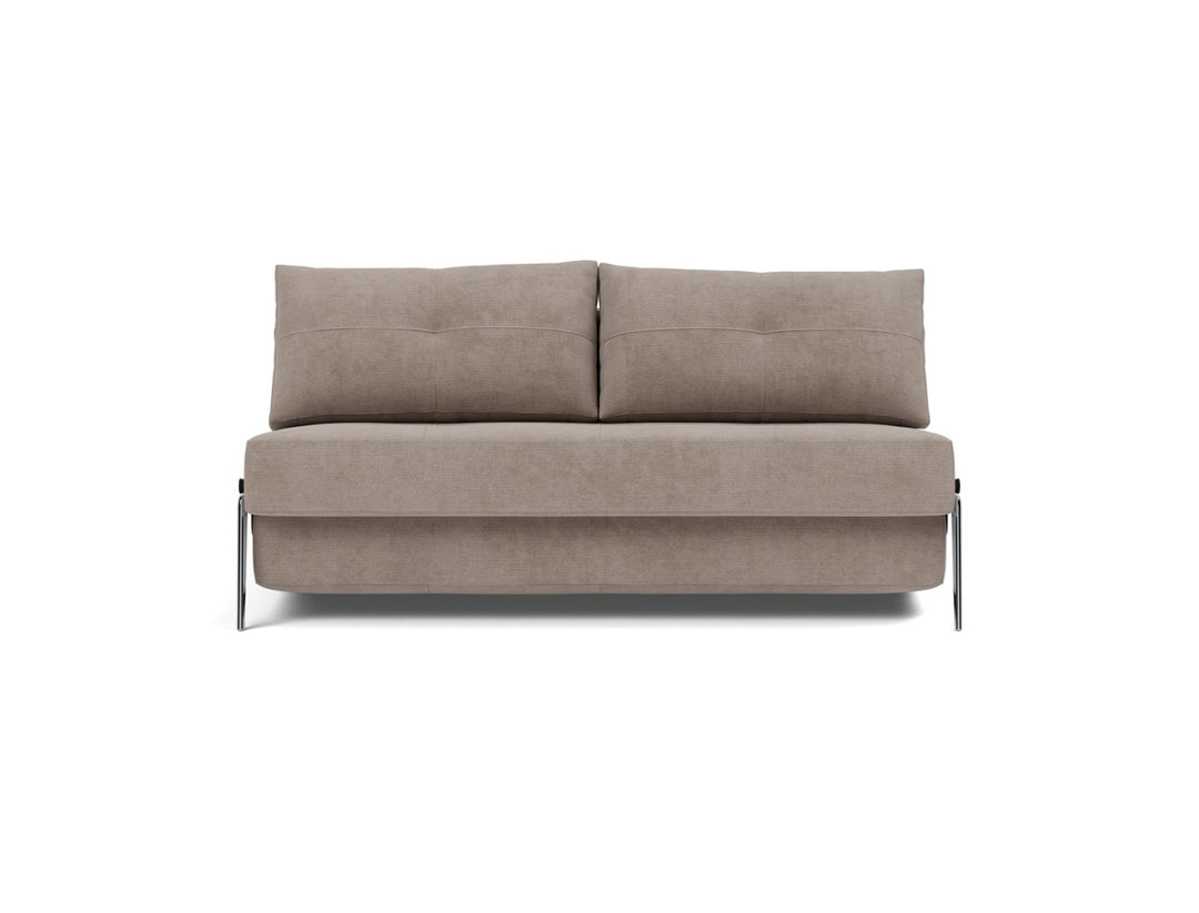 Canapea extensibila Cubed Alu 160x200cm, tesatura la alegere #material_318-cordufine-beige