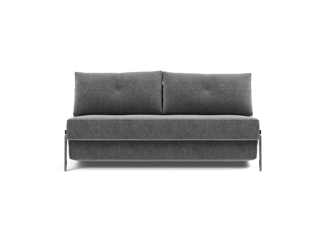 Canapea extensibila Cubed Alu 160x200cm, tesatura la alegere #material_563-twist-charcoal