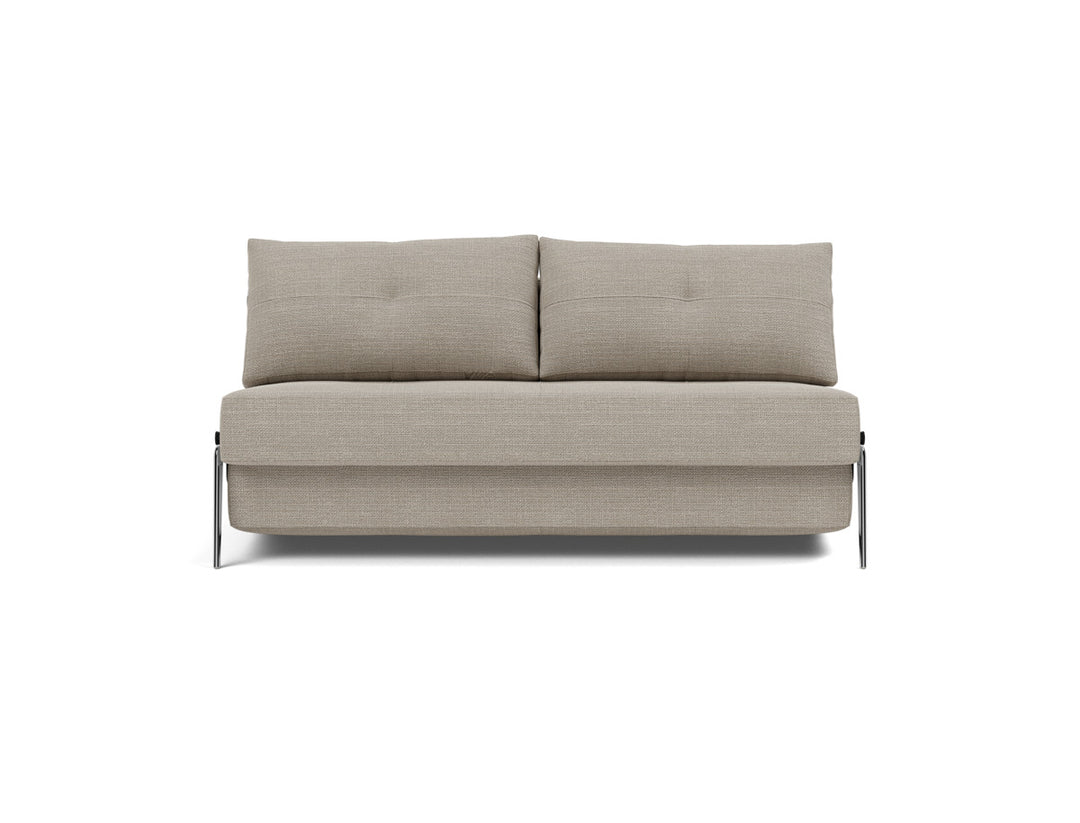 Canapea extensibila Cubed Alu 160x200cm, tesatura la alegere #material_579-kenya-gravel