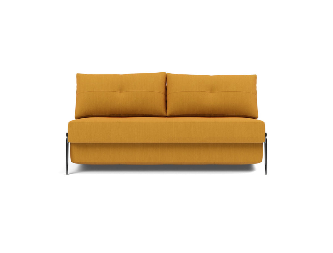 Canapea extensibila Cubed Alu 160x200cm, tesatura la alegere #material_507-elegance-burned-curry
