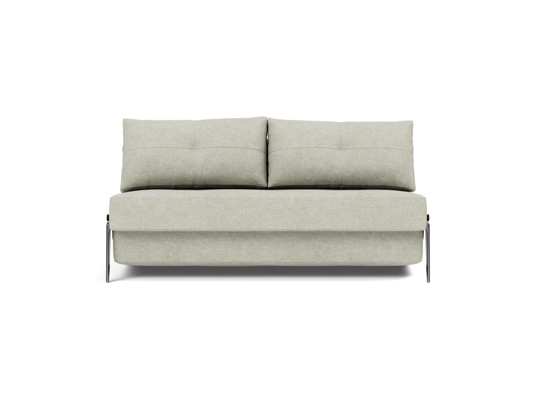 Canapea extensibila Cubed Alu 160x200cm, tesatura la alegere #material_280-avella-sand